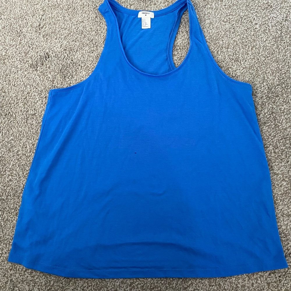 Forever 21 Blue Tank Top